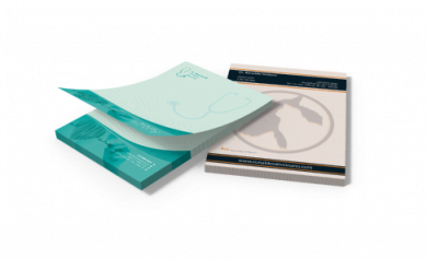 Bloco/Receituário com 100 folhas Sulfite 75g Preto e Branco 10x15cm - 1x1 - 50 unid