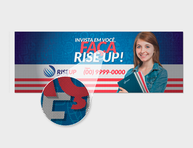 Adesivo Perfurado 60x40cm - 4x0 - 1000 unid