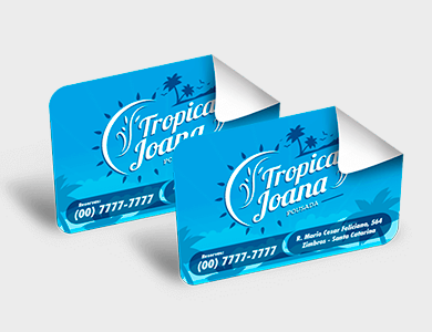 Adesivo em Vinil 7x7cm - 4x0 - 5000 unid