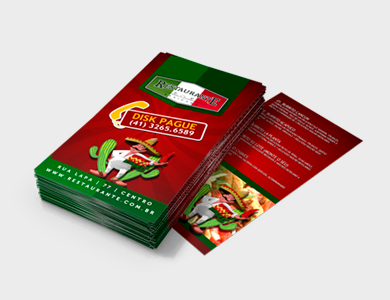 Folder/Filipeta Reciclato 90g Sem Verniz 10x21cm - 4x1 - 500 unid