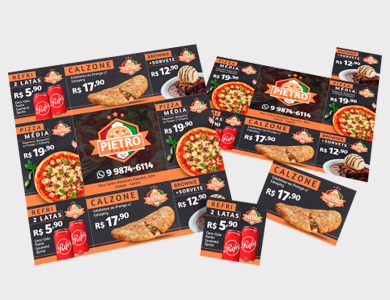 Folha Cupom de Desconto Couchê 120g Sem Verniz 9 Espaços 21x21 cm - 4x1 - 5000 unid