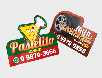 Ímã de Geladeira com Faca Personalizada e Embalado Individualmente Supremo 4x5cm - 4x0 - 100 unid