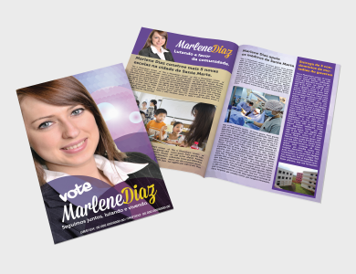 Jornais Eleitorais Couchê 120g Sem Verniz 20x15cm 8 Páginas - 4x4 - 500 unid