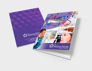 Pasta com Orelha e Janela Couchê 300g Laminação Fosca 31x45cm - 4x1 - 250 unid