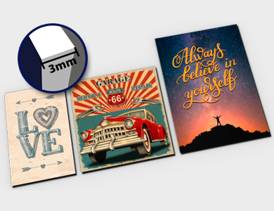 Quadro Decorativo em MDF 3mm Adesivado com Laminação Fosca 20x30cm - 4x0 - 50 unid